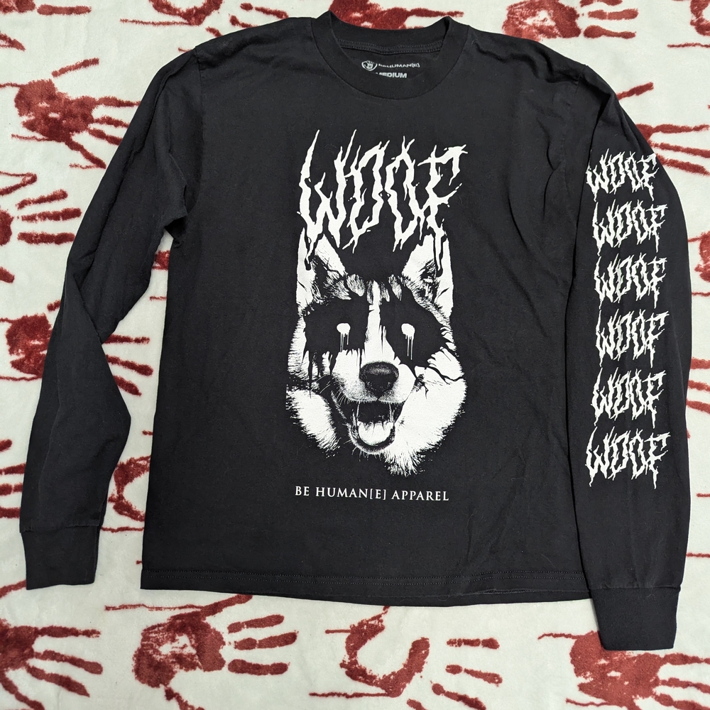 Death Metal Dog Long Sleeve Shirt